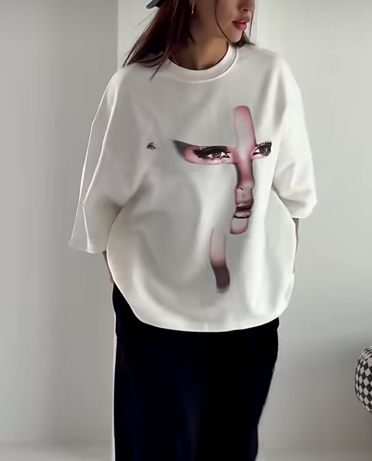 تیشرت طرح face