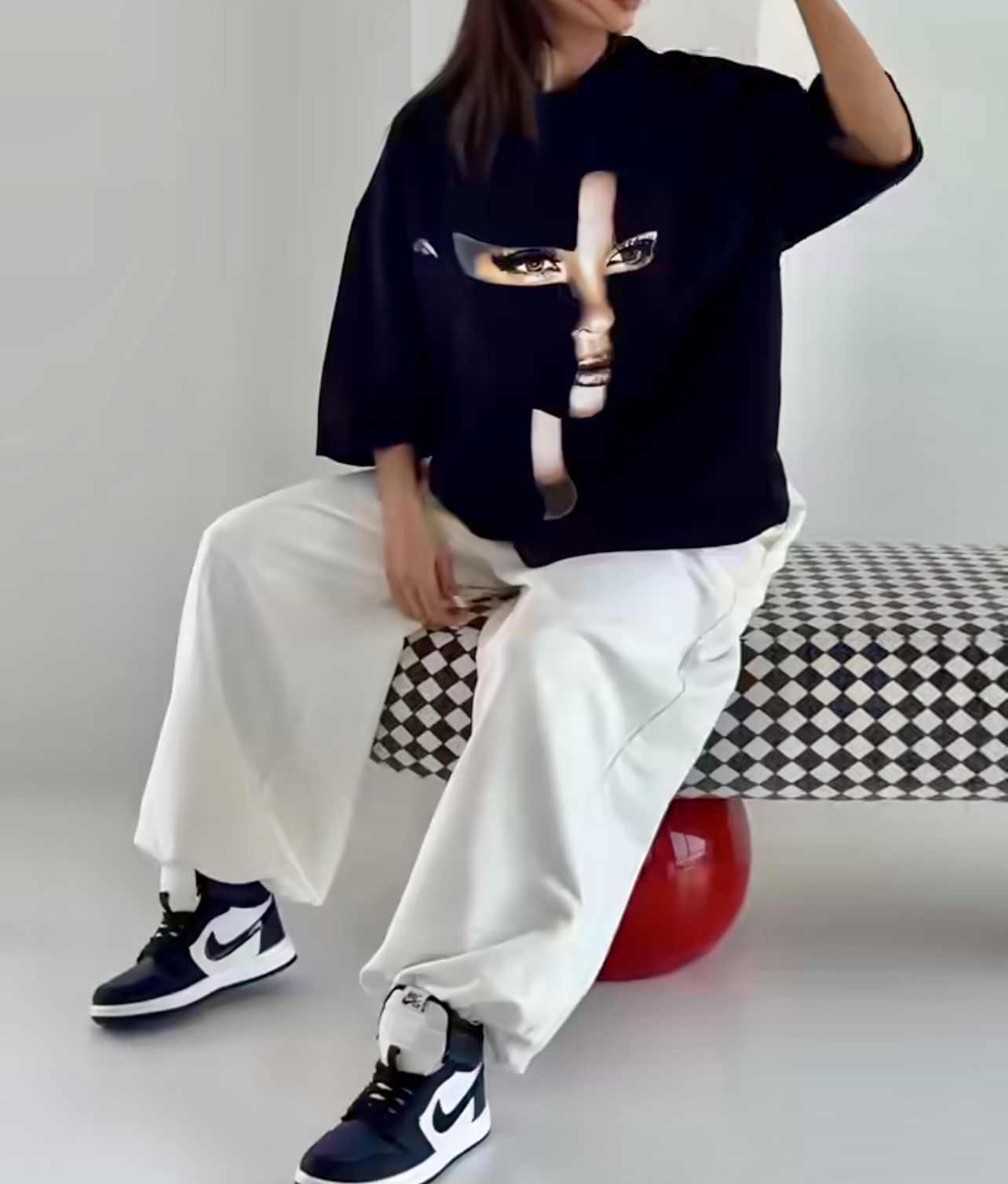 تیشرت طرح face