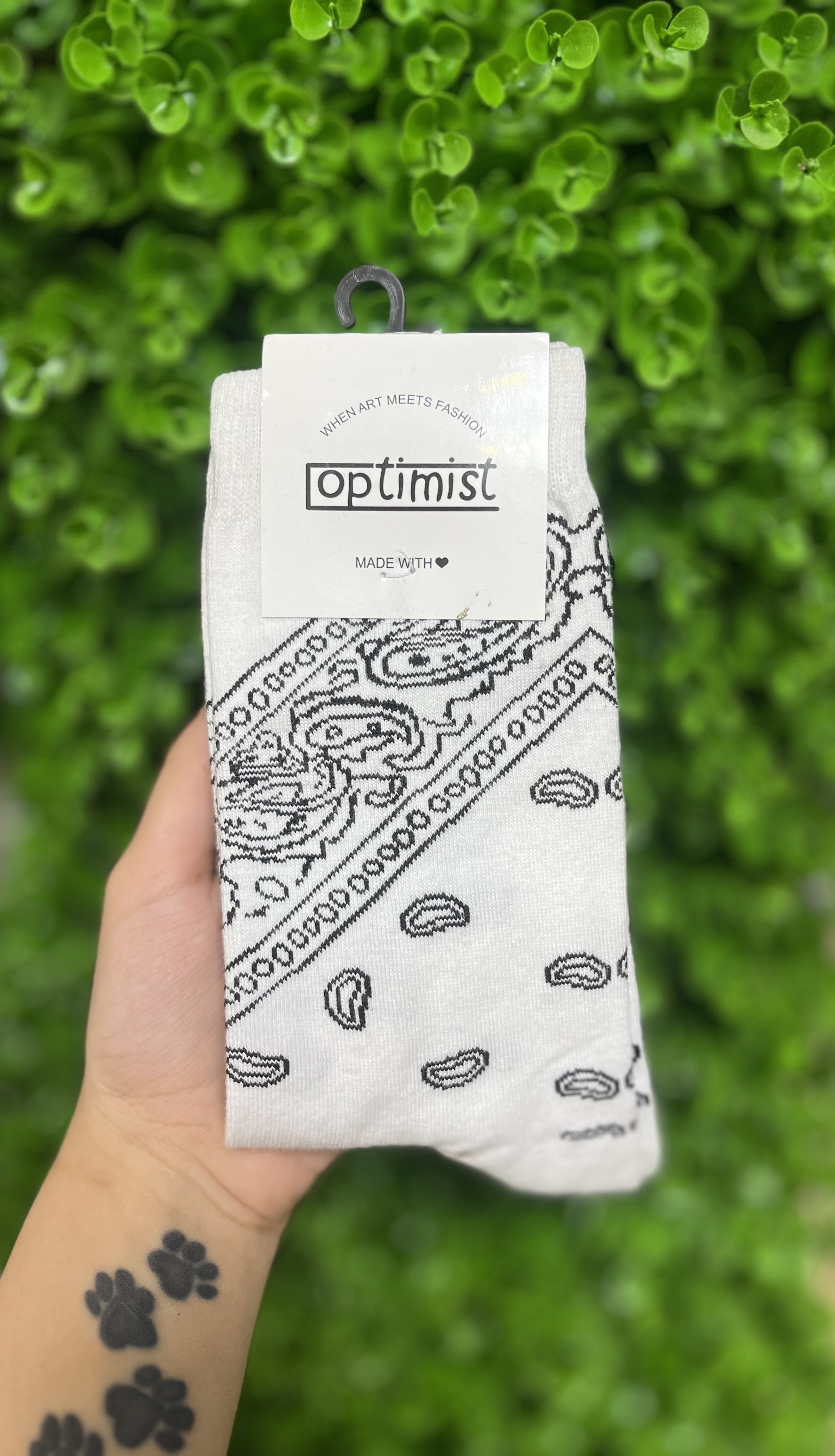 جوراب طرح دار
