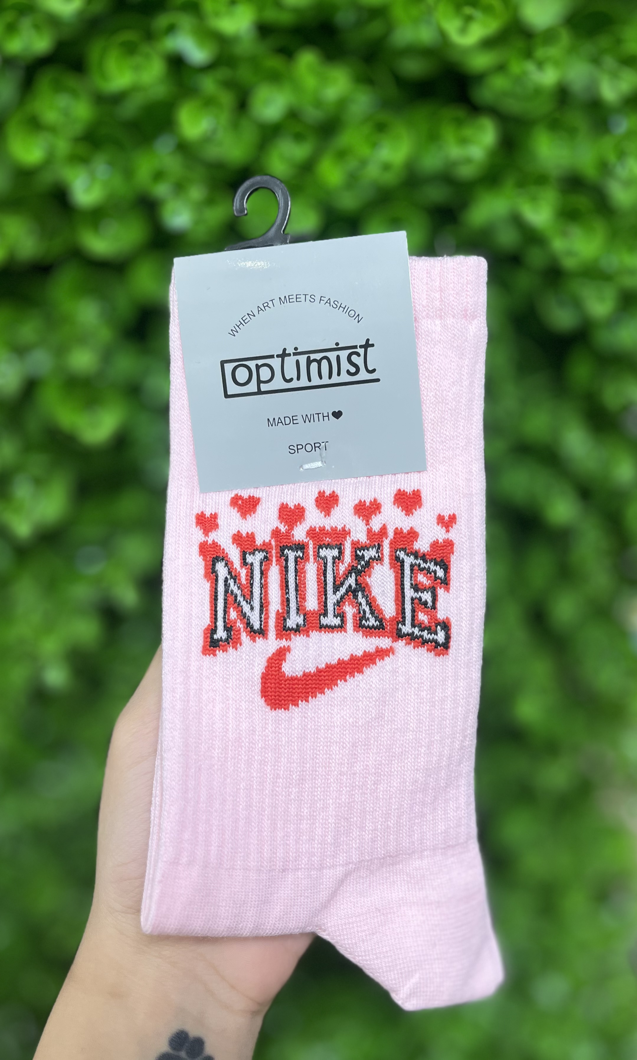 جوراب nike قلبی
